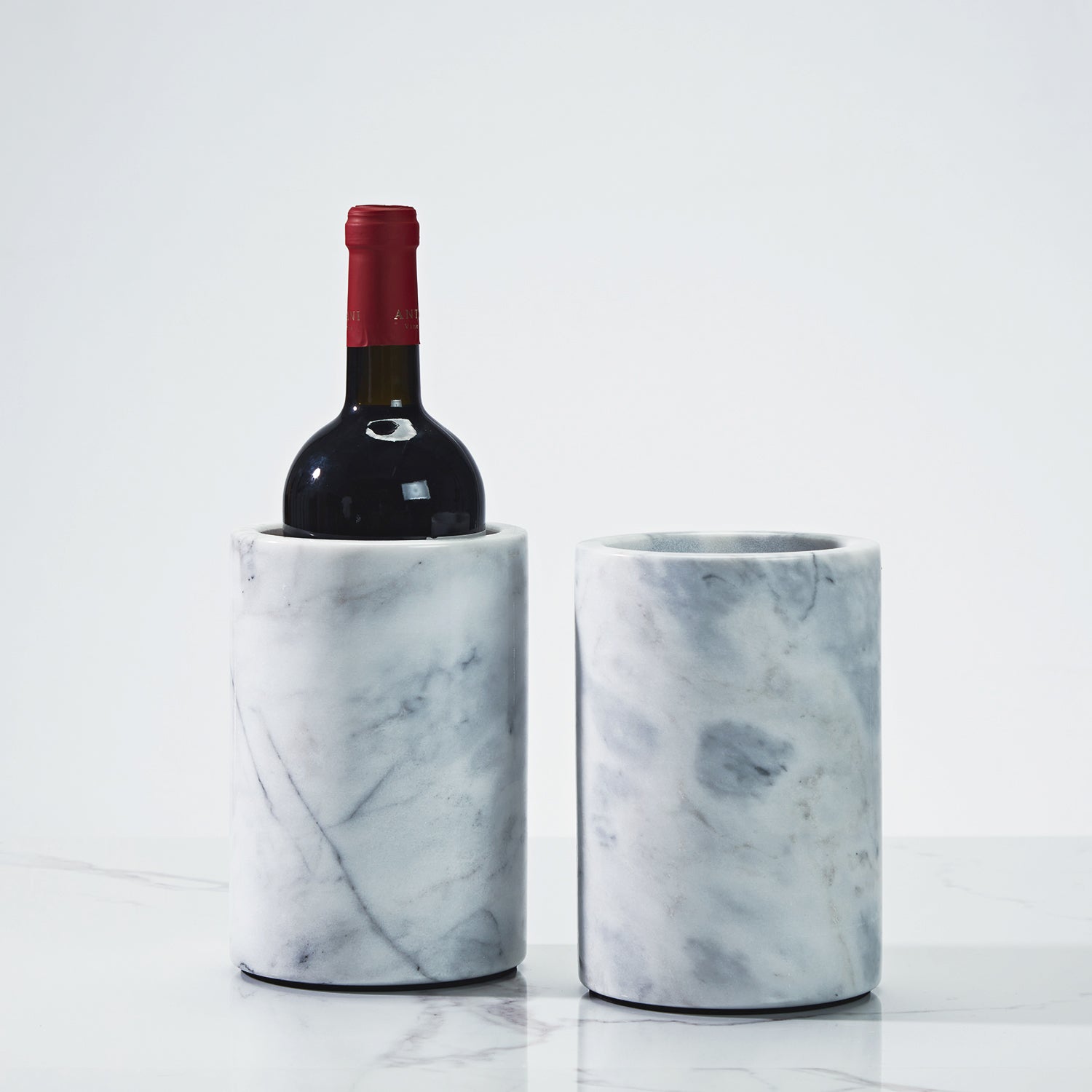 legant White Marble Wine Cooler for Kitchen - Multi-functional Design for Dining Room and Perfect Marble Wine Chiller