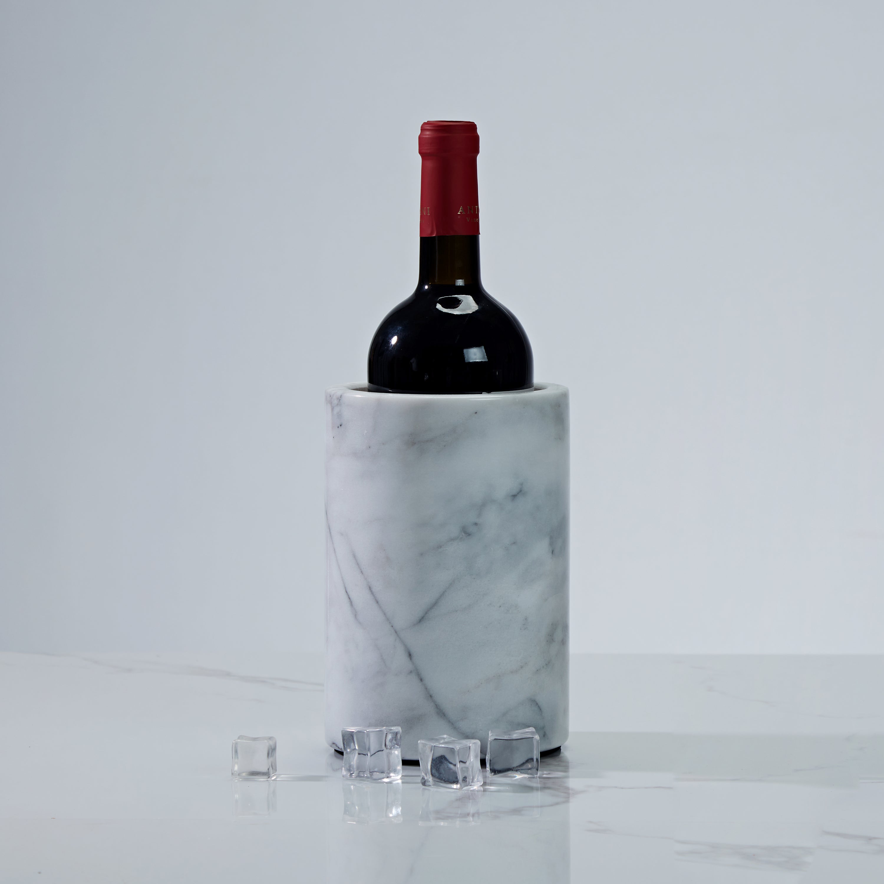 legant White Marble Wine Cooler for Kitchen - Multi-functional Design for Dining Room and Perfect Marble Wine Chiller