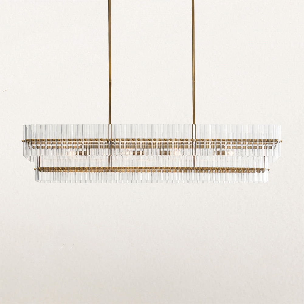 Mallory Crystal Linear Chandelier