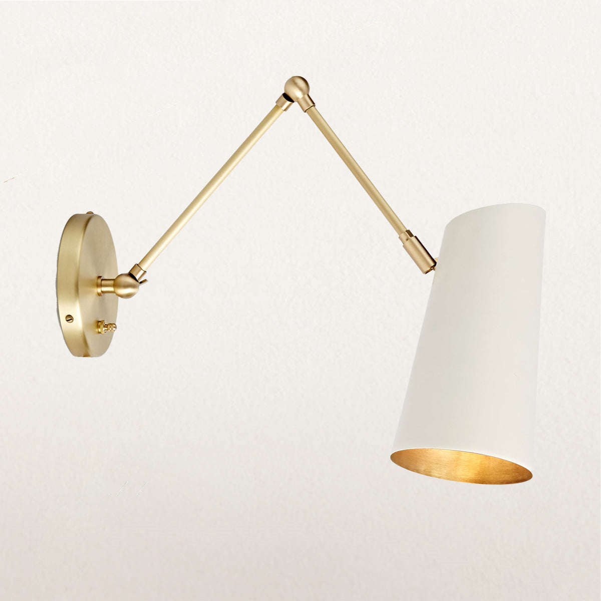 Metal Swing Arm Sconce, Articulating Sconce