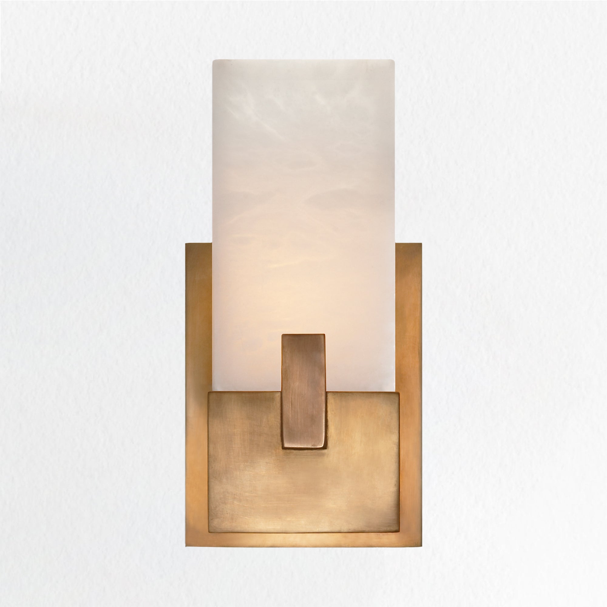 Elegant Wall Sconce with Organic Carved Alabaster and Minimalist Design - E26 Socket for Bedrooms, Bathrooms, and Living Rooms