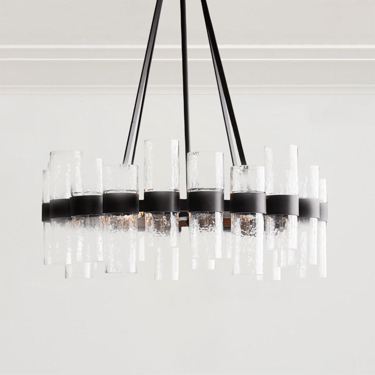 Penni Recycled Glass Chandelier