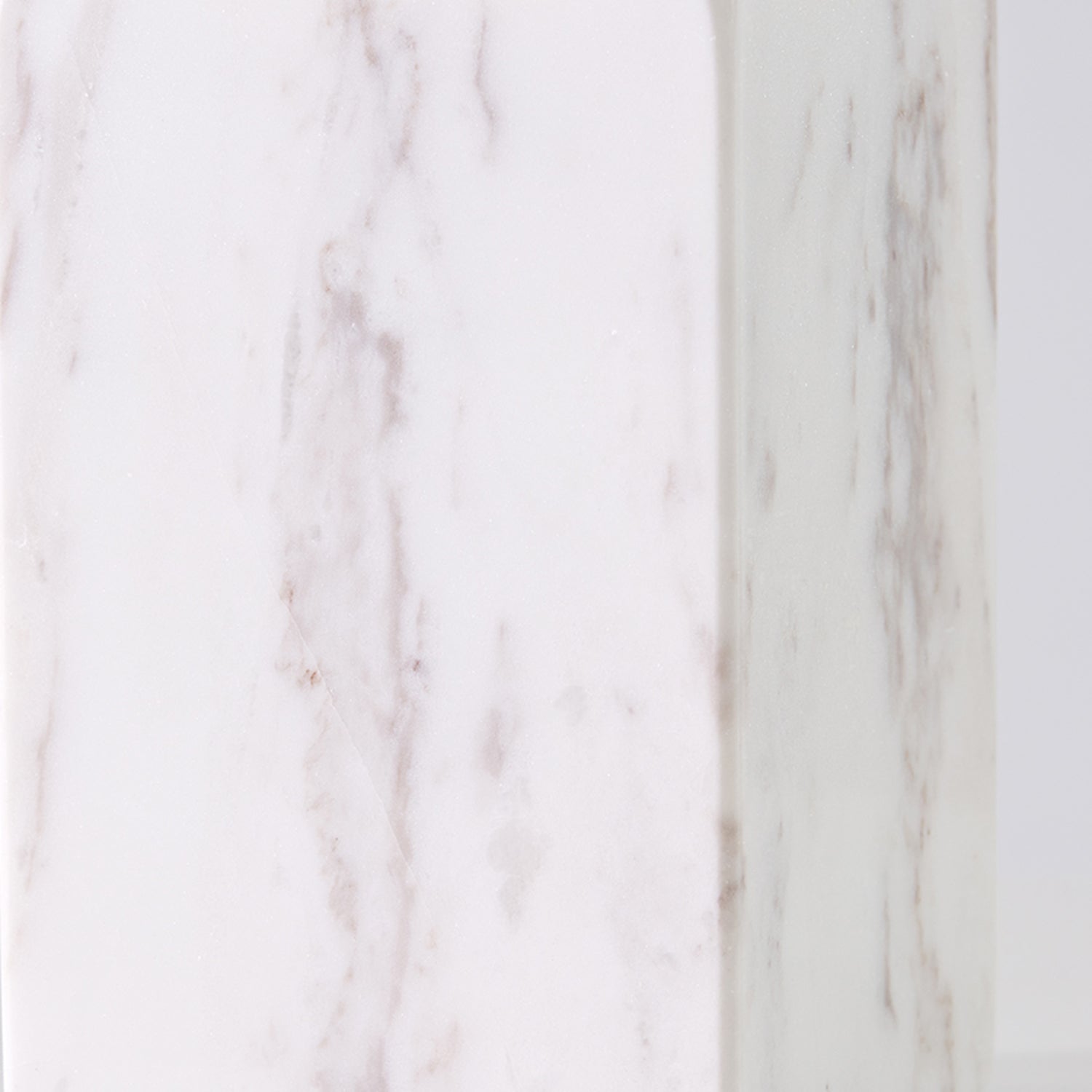 Polished Arabascato Marble Bath Accessories with Stainless Steel Pump - Elegant Decor for Marble Bathrooms, Featuring Unique Veining