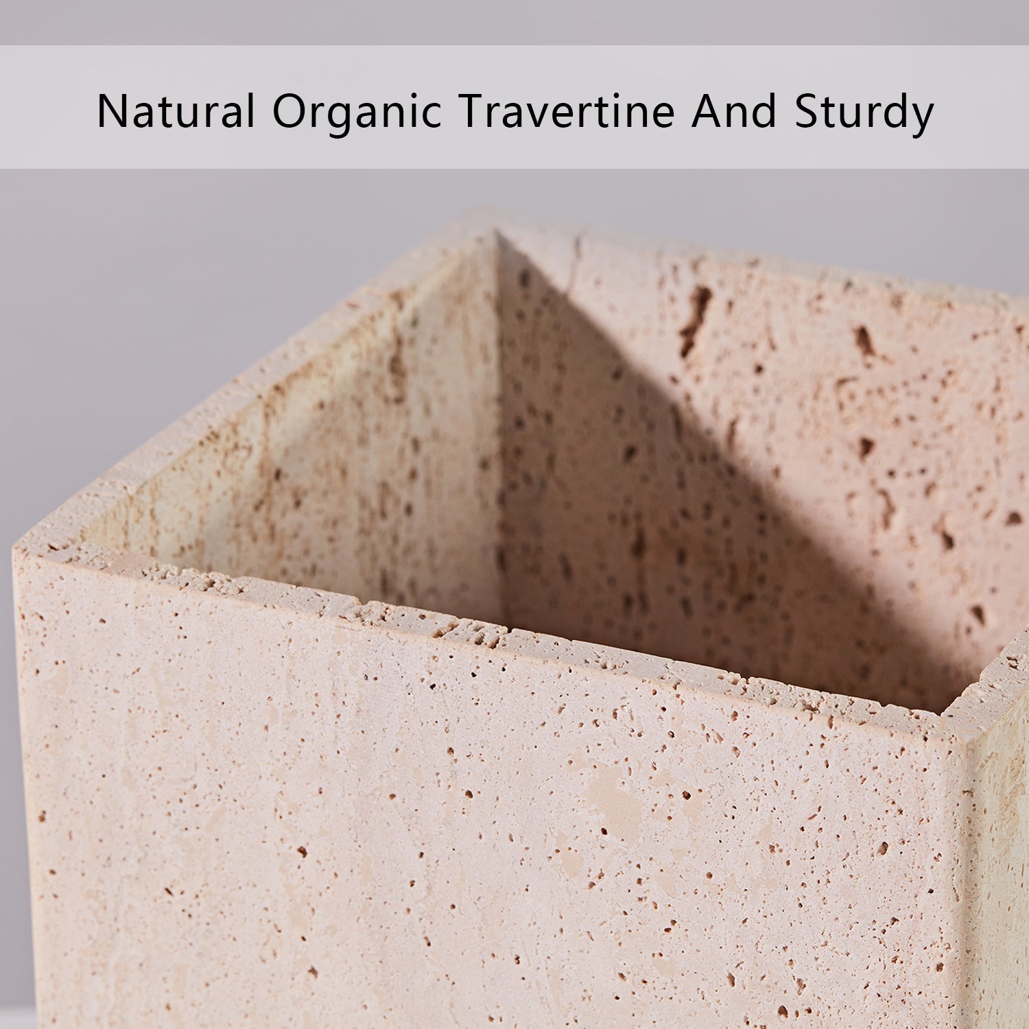 Nature's Touch Travertine Bath Accessories with Organic Edge and Unique Variations for Rustic Bathroom Decor