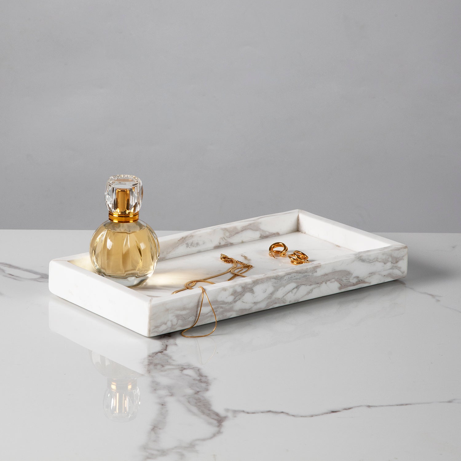 Elegant Marble/Travertine Tray Collection, Elevated Luxury Tray Collection, Bathroom Tray,Dressing Table Tray, Perfume Tray, Dressing Table Tray, Decorative Tray, Jewelry Tray, Ring Tray