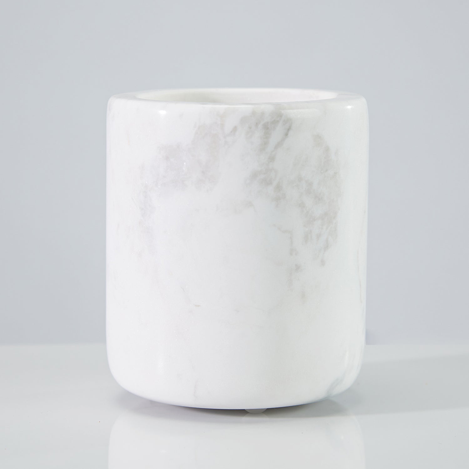 NeatEssence Marble Bath Accessories with Unique Design and Honed Smooth Finish for Elegant Bathroom Decor