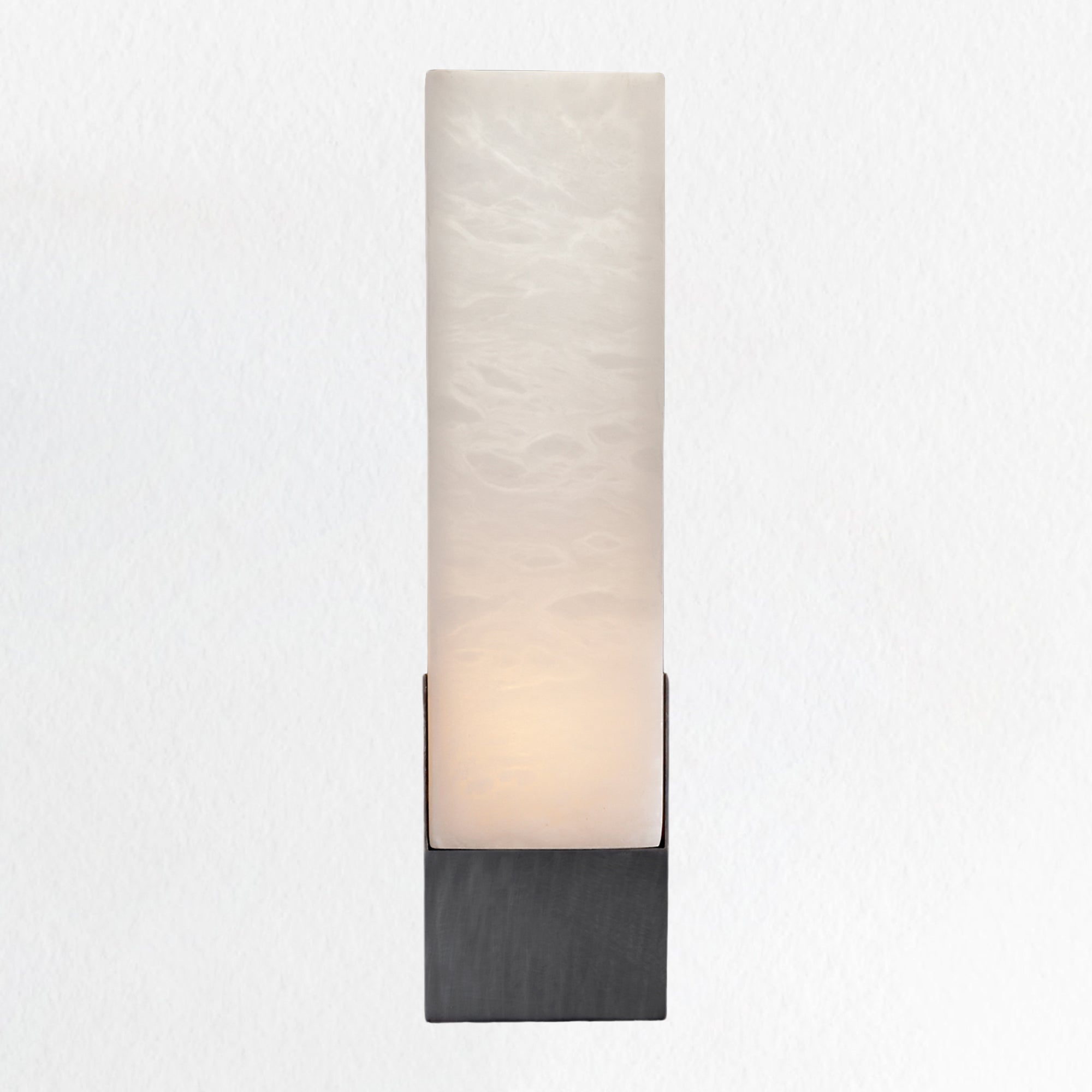 Organic Carved Alabaster Wall Sconce - Minimalist Design with E26 Socket for Elegant Bathroom, Living Room, and Dining Room Lighting