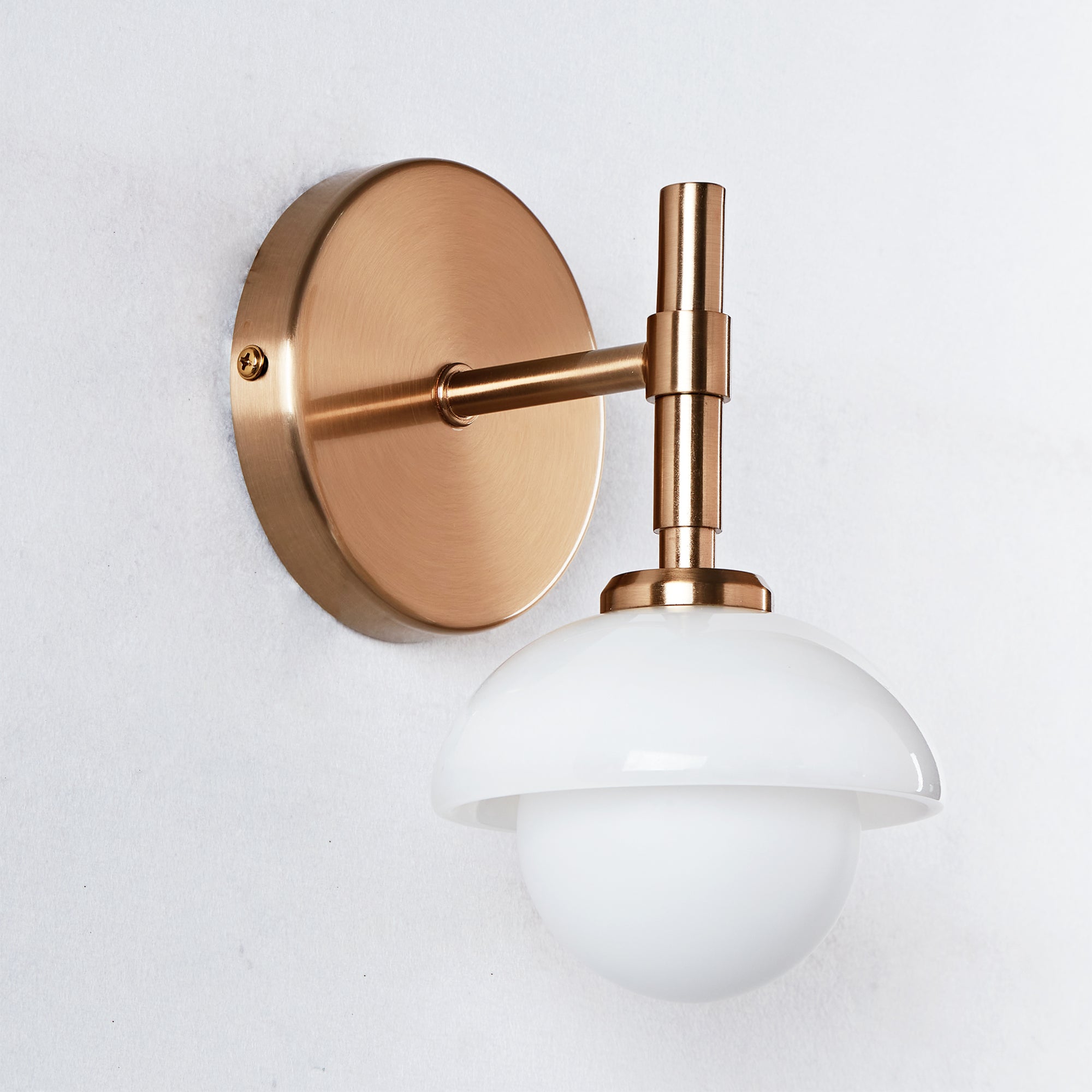 Alabaster Glow Hand-Carved Bathroom Sconce - Elegant Brass Light Fixture with Opal and Alabaster Shades, Suitable for Bathroom and Living Room