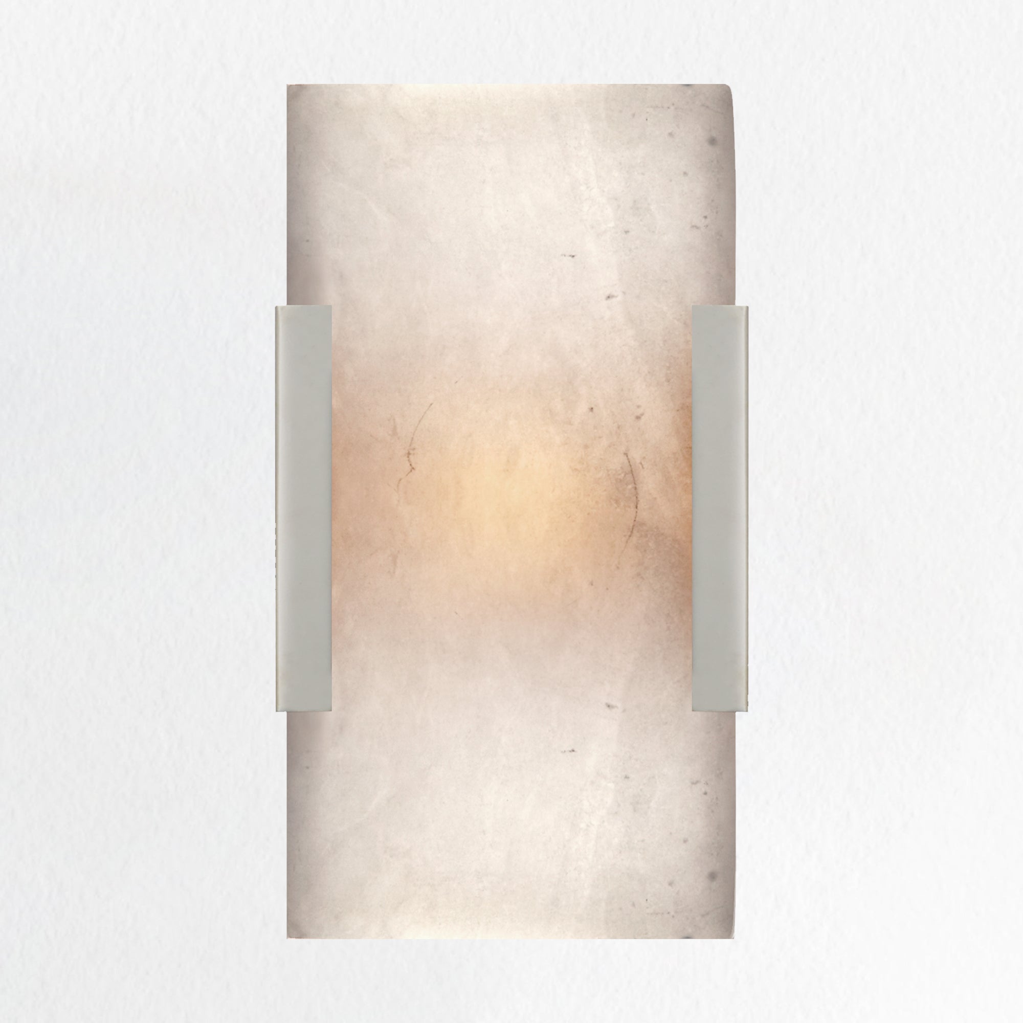 Organic Carved Alabaster Wall Sconce with Minimalist Design and E12 Candelabra Socket - Perfect for Elegant Bathroom, Living Room, and Dining Room Lighting