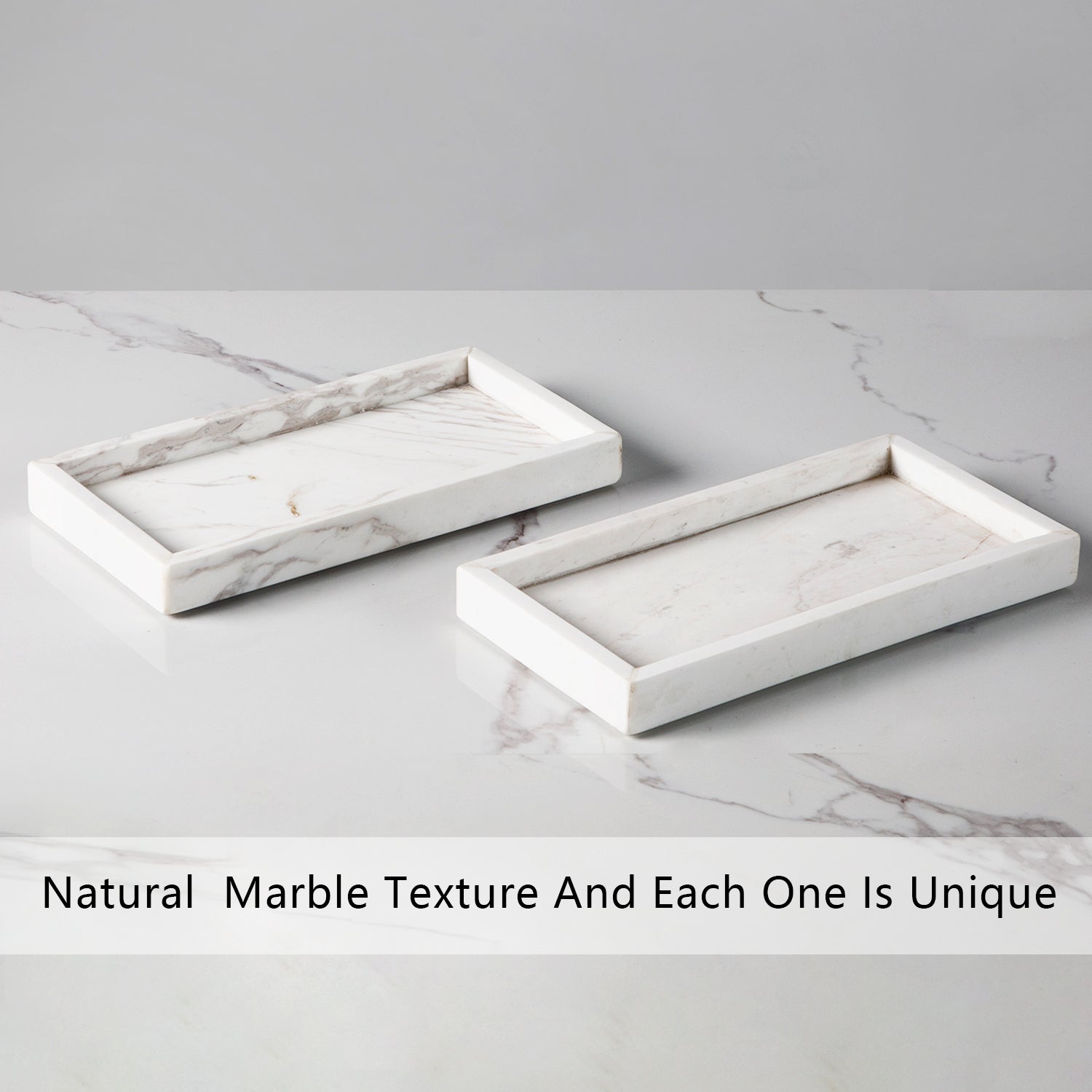 Polished Arabascato Marble Bath Accessories with Stainless Steel Pump - Elegant Decor for Marble Bathrooms, Featuring Unique Veining