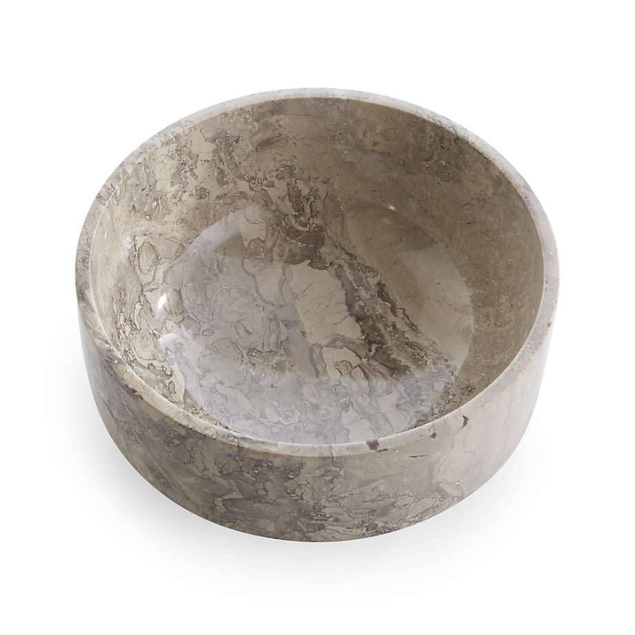 Flint Grey Marble Bowl