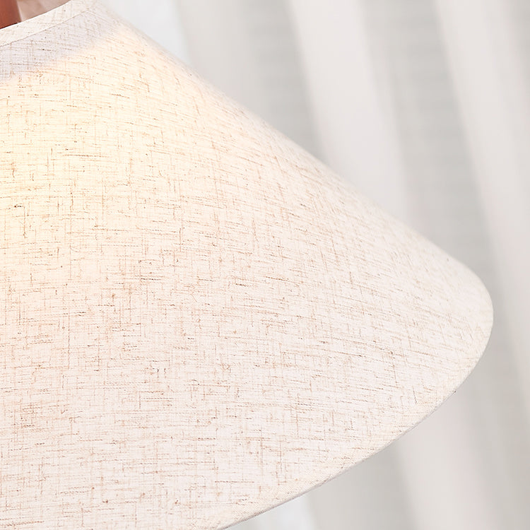 Linen Shade Adjustable Pendant Light