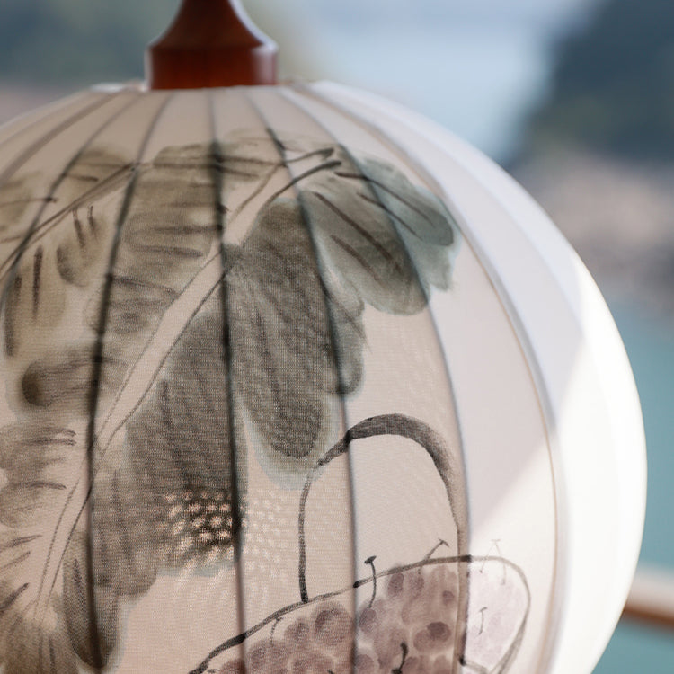 New Chinese Style Plum Basket Lantern Hand-painted lantern-shaped Restaurant Pendant Light