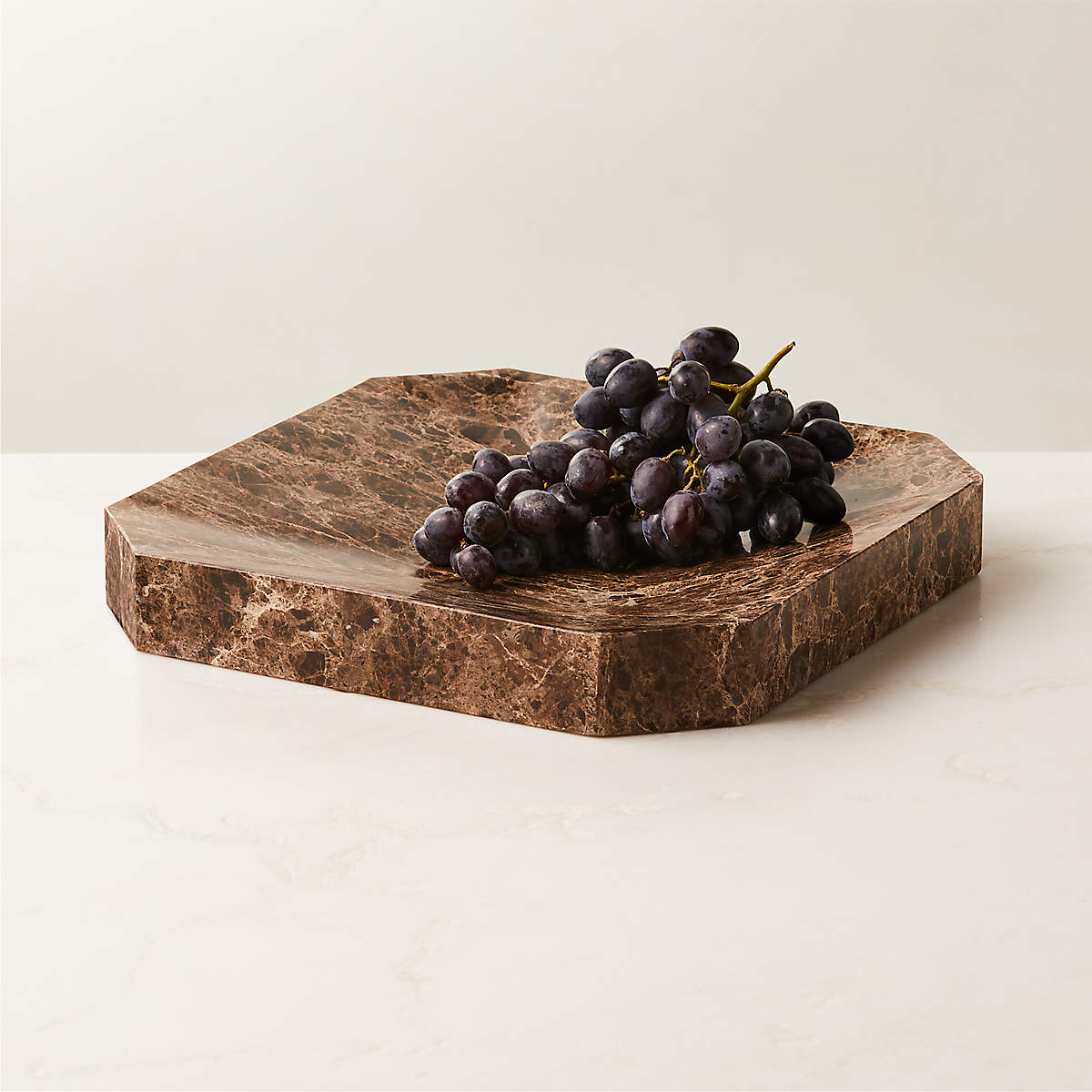Thayne Brown Marble Catchall