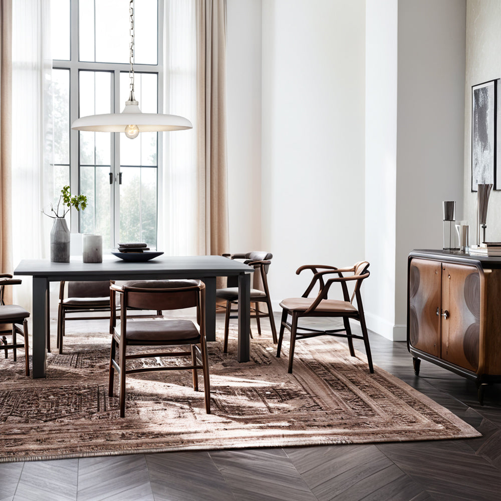 Dramatic Elegance Pendant Light with Rustic Gilding and Distinctive Low Shades - Versatile Lighting for Chic Casual Design in Kitchens and Living Rooms