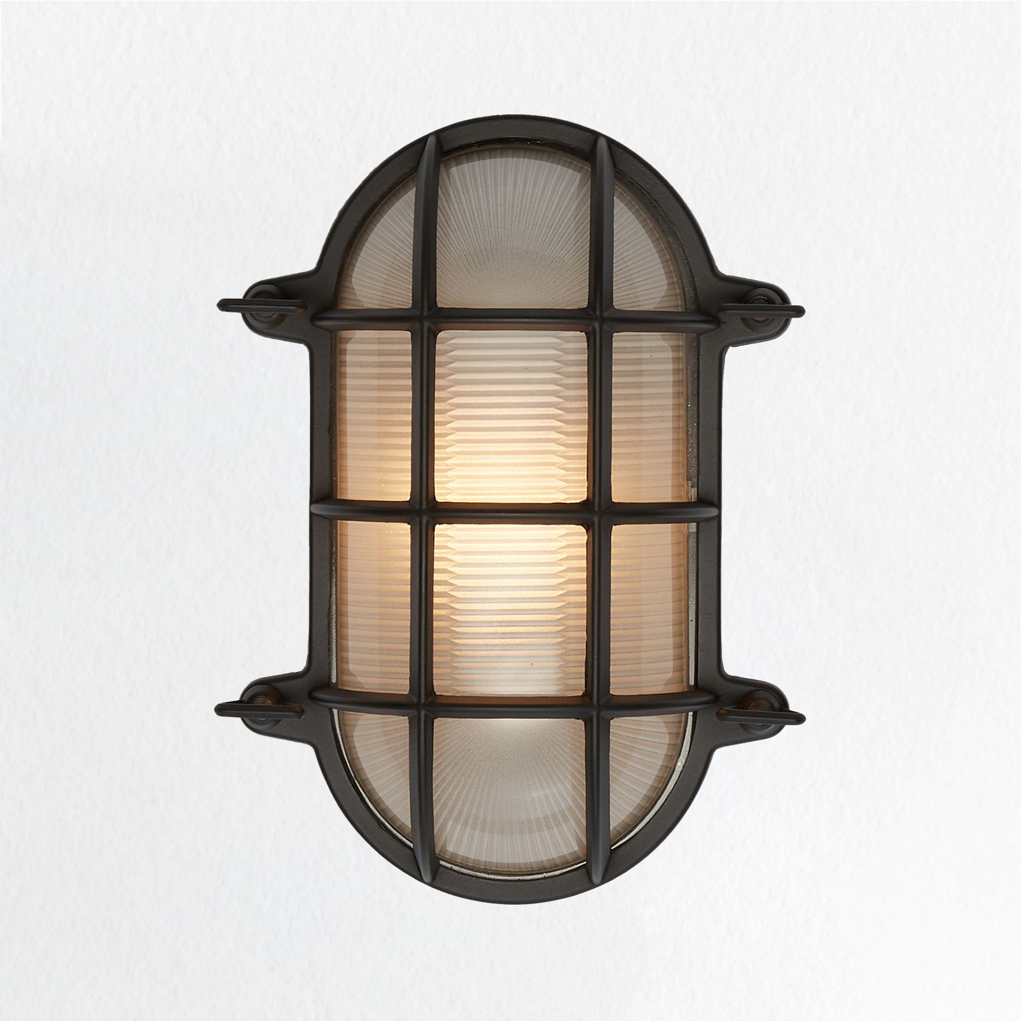 Seabeck Cage Oval Bulkhead Sconce