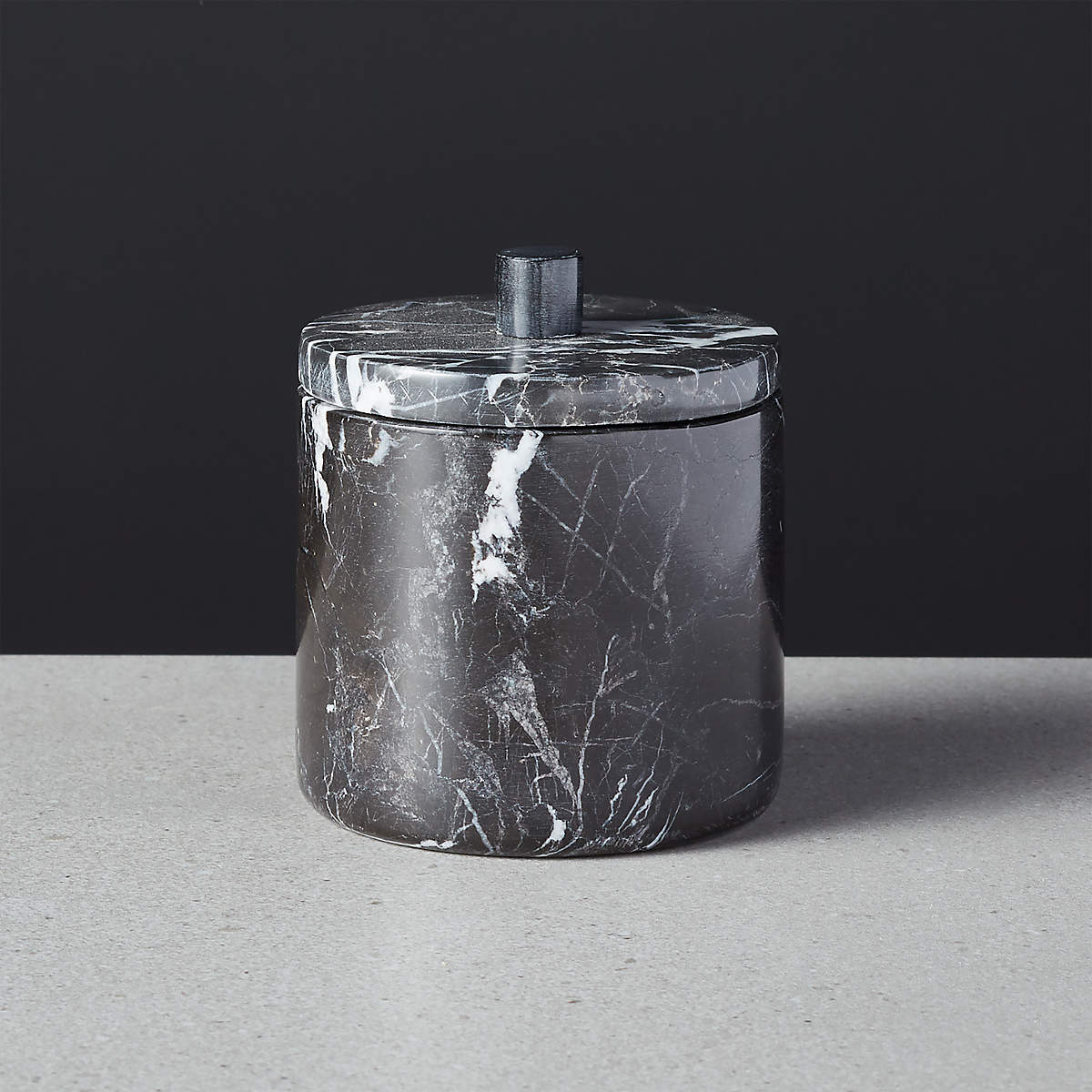 Keep It Neutral Marble Sugar Bowl with Lid