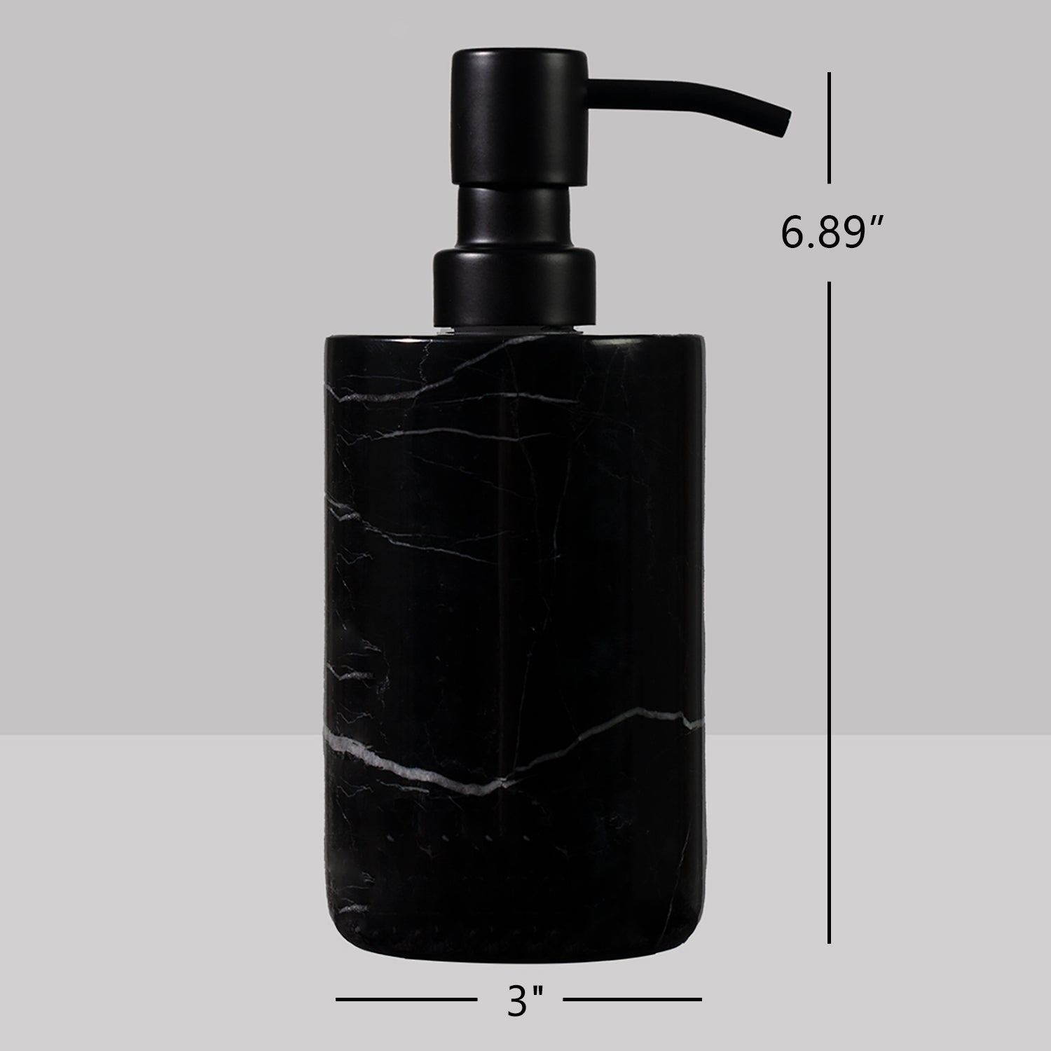 Handcrafted Black Marquina Marble Bath Accessories - Unique and Chic Bathroom Supplies for Elegant Decor