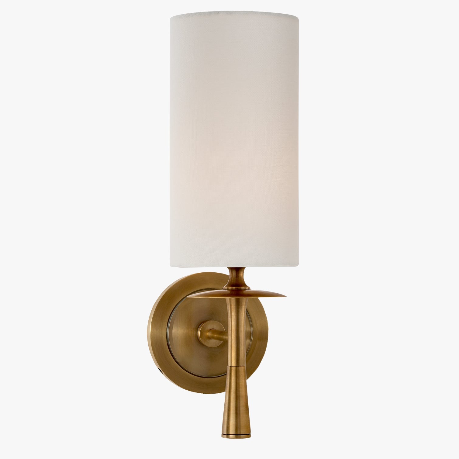 Traditional Design Wall Sconce with Bronze Finish and Elongated Shade for Enhanced Illumination, Suitable for Bedroom, Bathroom, and Hallway