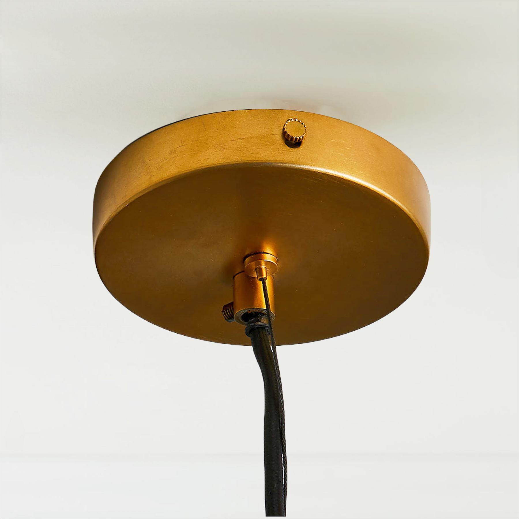 Hammered Brass Dome Pendant Light