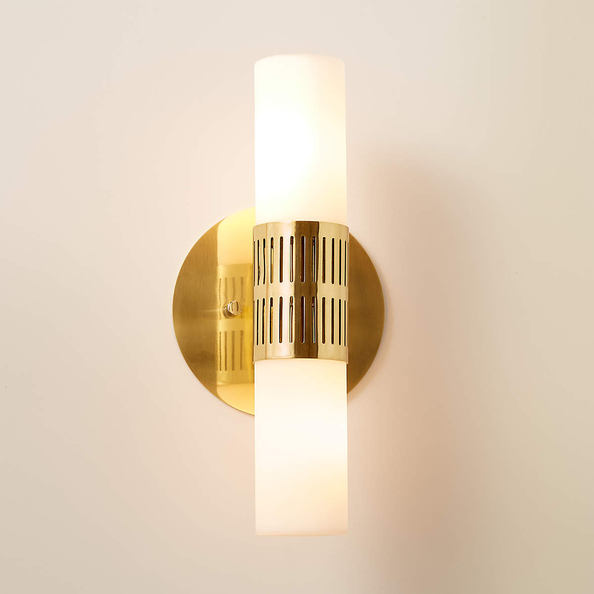 Figaro Polished Brass Wall Sconce