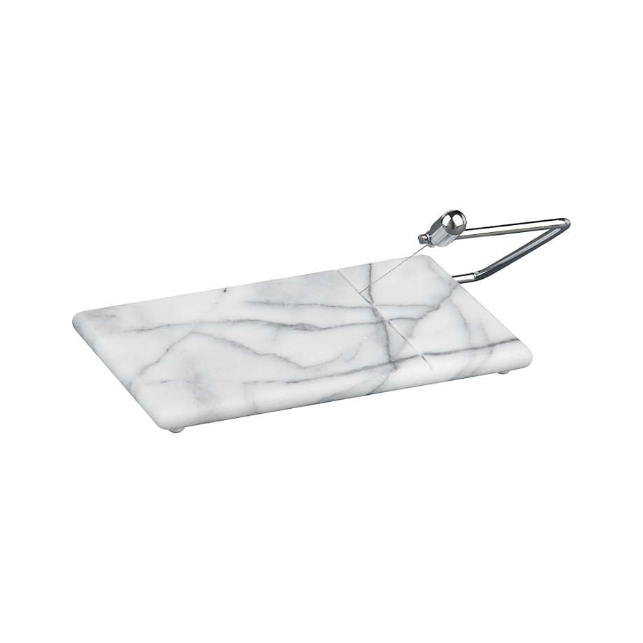 French Kitchen Marble Cheese Board with Slicer